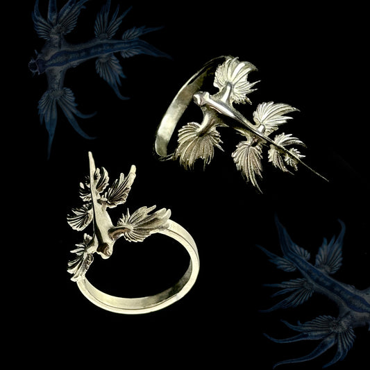 Blue dragon ring