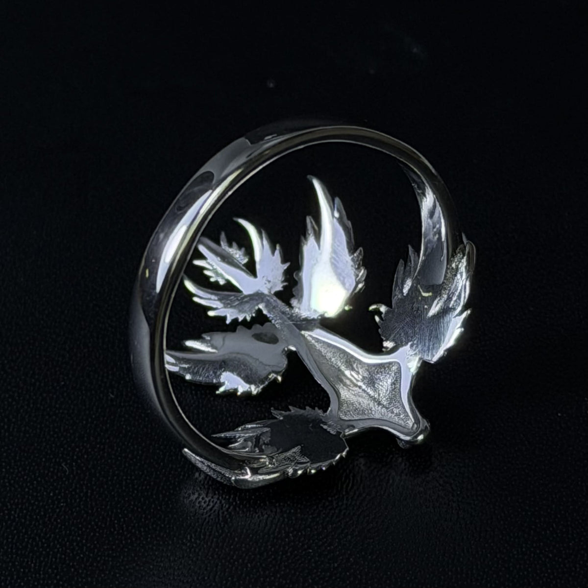 Blue dragon ring